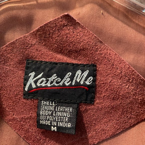 Katch Me suede vest size medium excellent condition - Picture 8 of 9